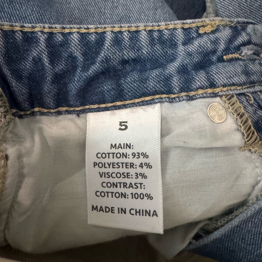 Blue Flare Jeans with White Stripes doble face pants - Picture 6 of 13